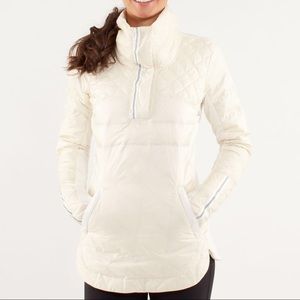 Lululemon What The Fluff Pullover cream size 6